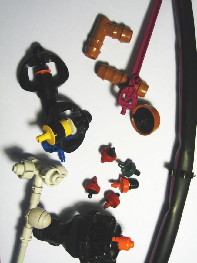 Various types of dispensers for micro-irrigation systems